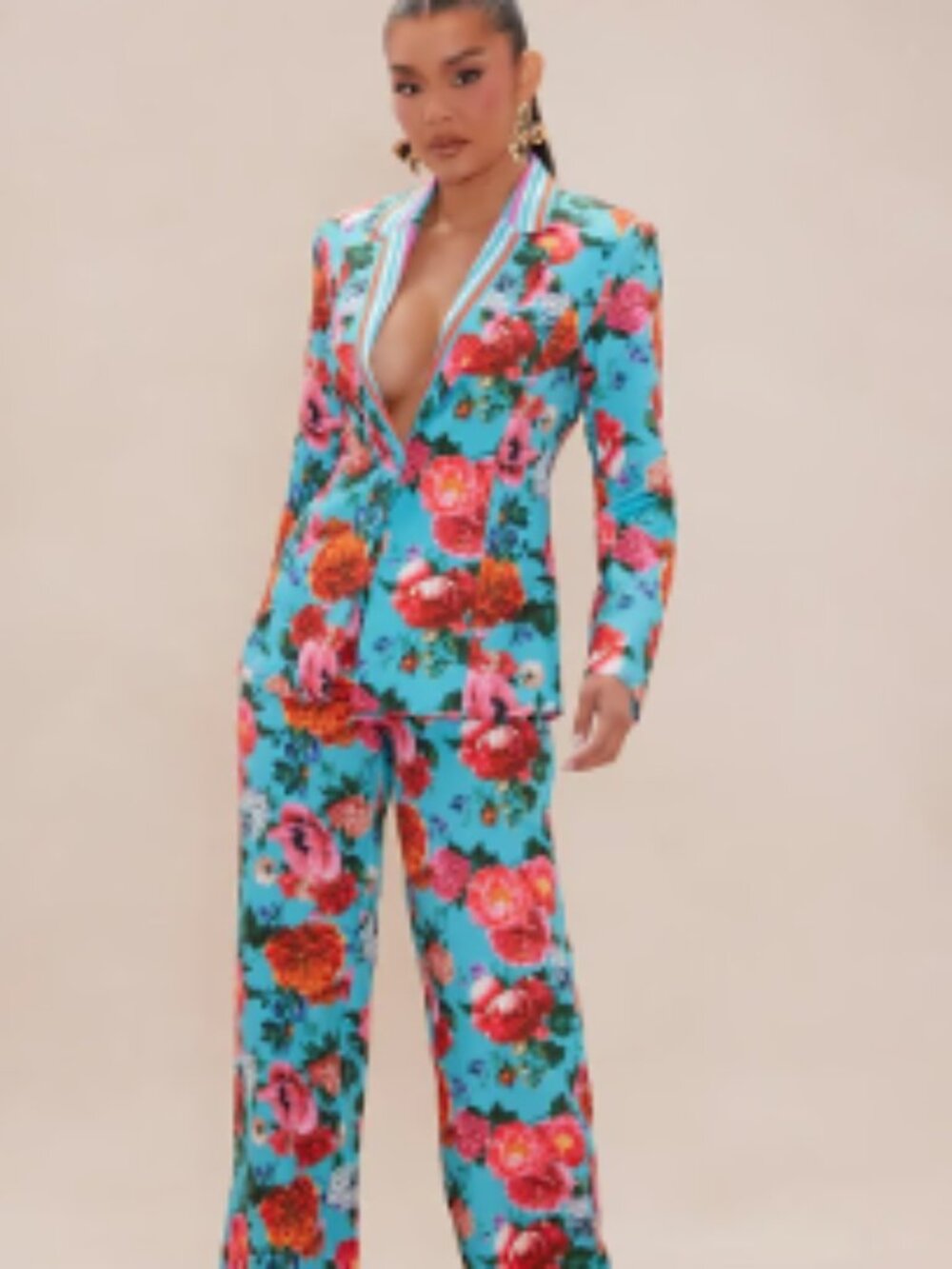 Fashion Nova Alessandra Blazer Suit Set